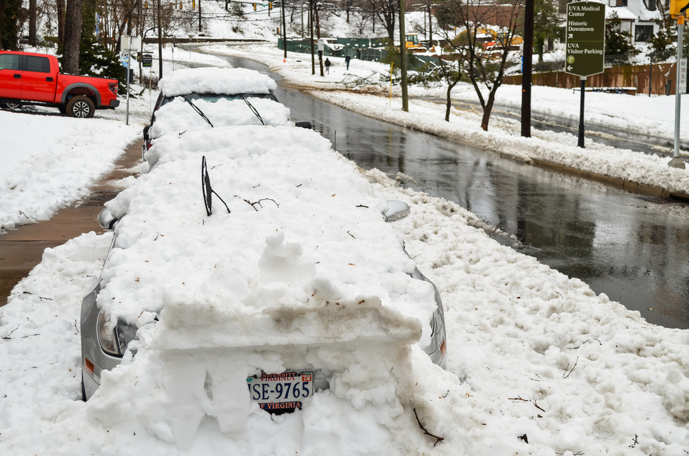 Car in snow