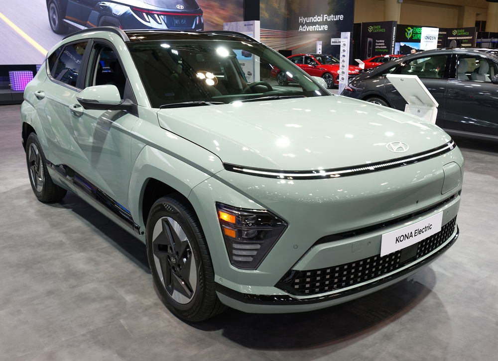 Toronto-february,15,,2024:,Hyundai,Kona,Electric,Ultimate,New,Model,Of