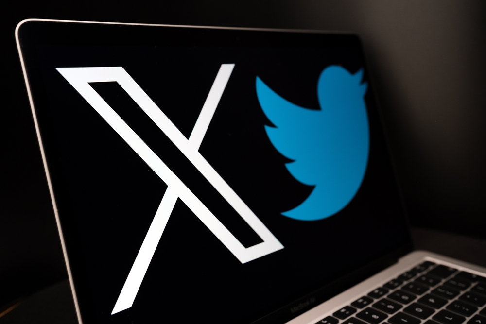 X,Social,Media,Platform,Logo,With,Old,Twitter,Bird,Logo