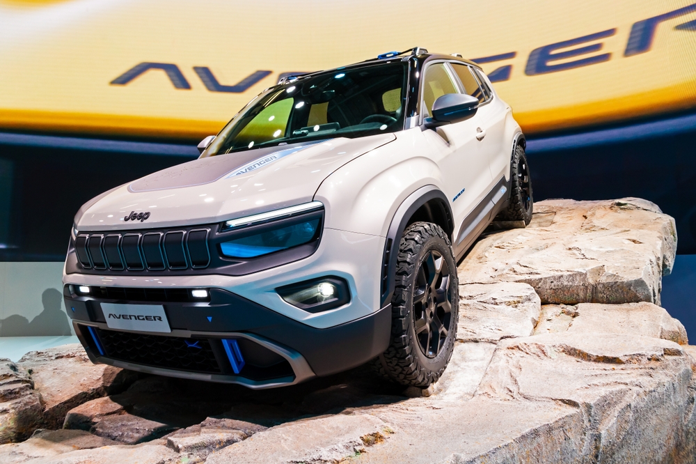 Jeep,Avenger,Full-electric,Suv,Car,Showcased,At,The,Paris,Motor