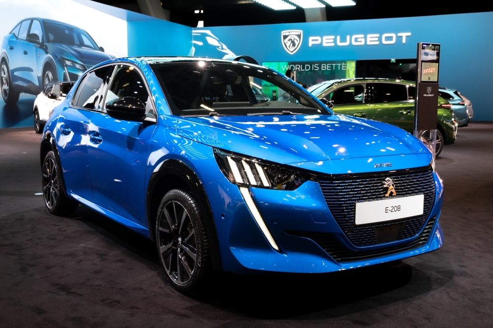 Peugeot,E-208,Electric,Car,At,The,Brussels,Autosalon,European,Motor