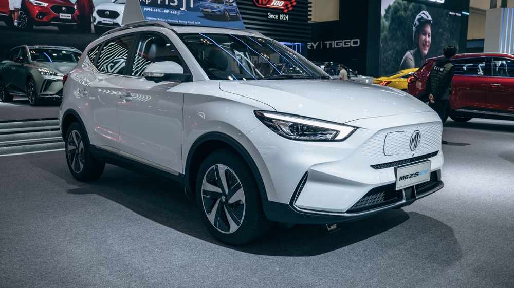 Jakarta,,Indonesia.,July,25,,2024.,Mg,Zs,Ev,Electric,Car