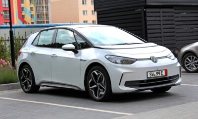 Vinnytsia,,Ukraine;,August,09,,2024.,White,Volkswagen,Id.3,2023,At