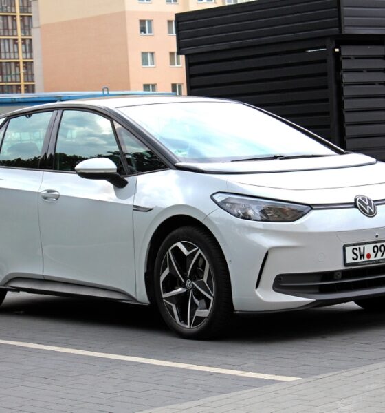 Vinnytsia,,Ukraine;,August,09,,2024.,White,Volkswagen,Id.3,2023,At