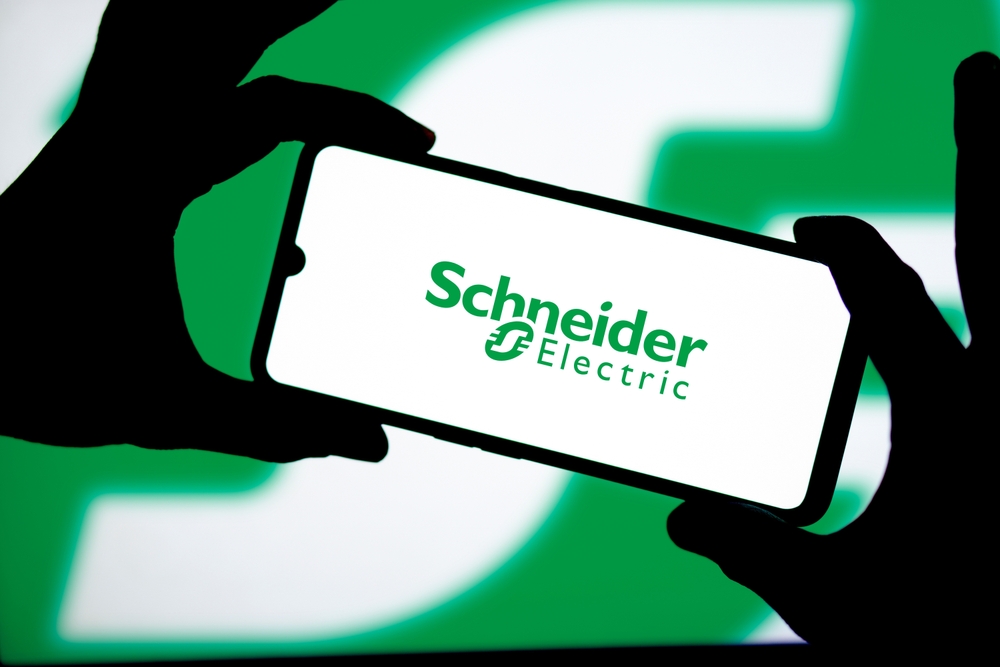 Dhaka,bangladesh,23,Sep,2024:schneider,Electric,Company,Logo,Displayed,On,Mobile