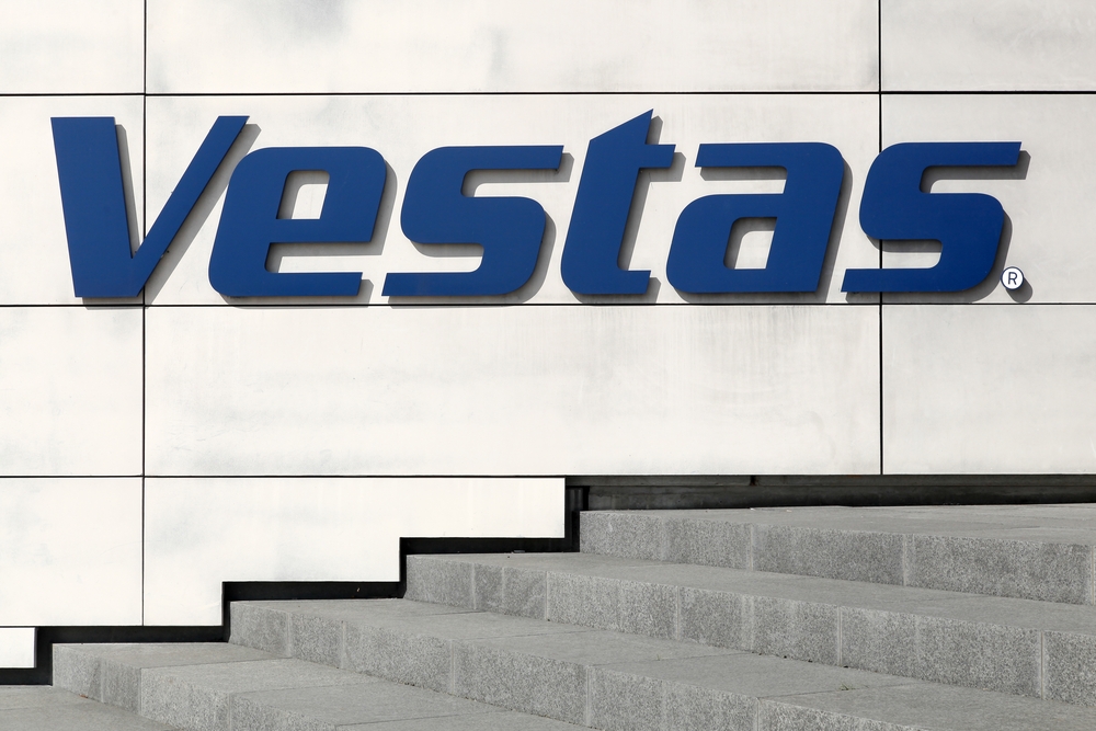 Aarhus,,Denmark,-,August,8,,2015:,Vestas,Logo,On,A