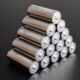 A,Pile,Of,Lithium,Batteries,With,Dark,Background