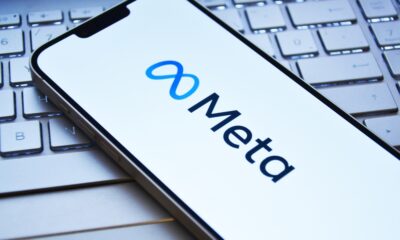 Smartphone,Showing,Meta,Logo,On,Surface.,Meta,Was,One,Of