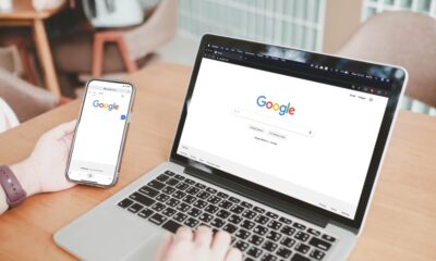 Bangkok.,Thailand.,Feb,29,2024,:a,Man,Is,Typing,On,Google