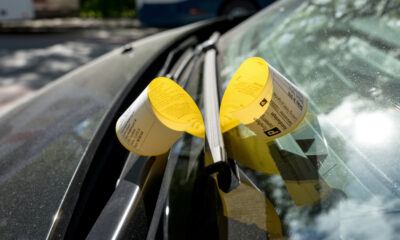 Parkeringsbot, parkeringsbøde, fine ticket for parking illegal