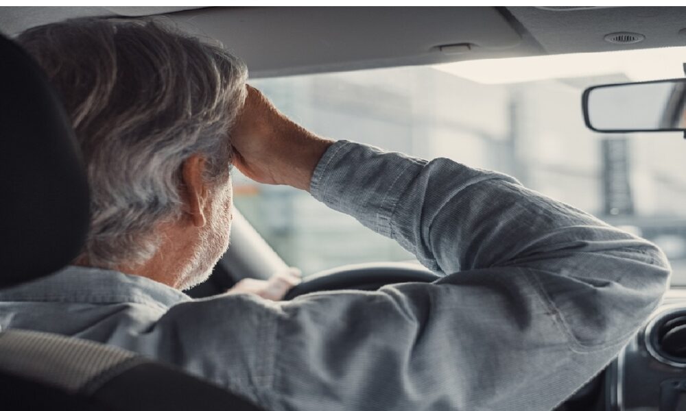old man driving