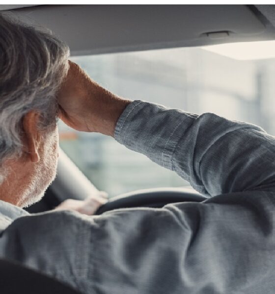 old man driving
