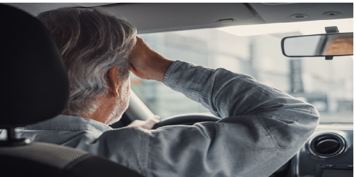 old man driving