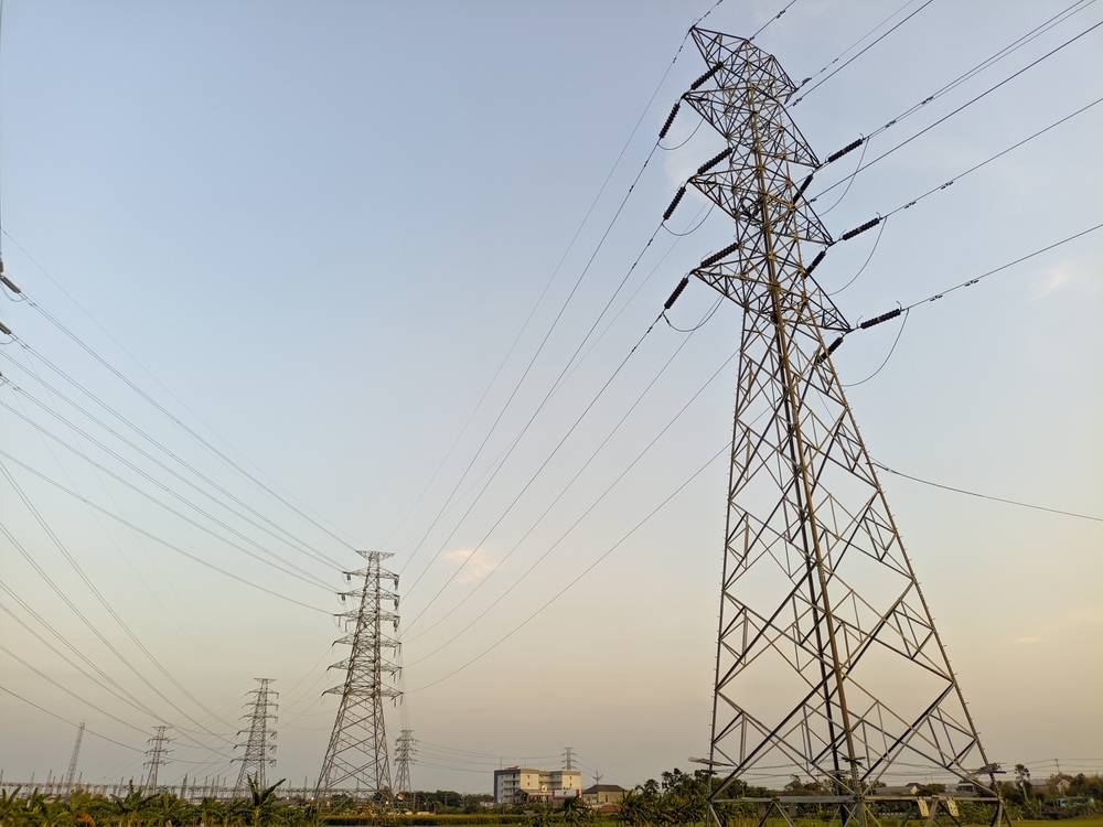 Electric Cable,Transmission,Tower,, Power Lines, Electricity
