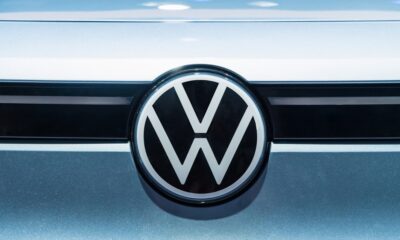 Volkswagen,Id4,Emblem,On,Car.,Vw,Logo,And,Electric,Car