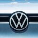 Volkswagen,Id4,Emblem,On,Car.,Vw,Logo,And,Electric,Car