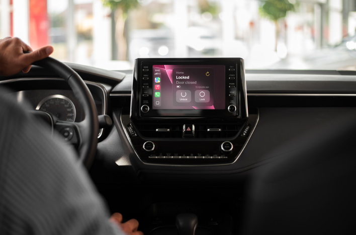 Nuki Smart Lock via ny CarPlay-widget