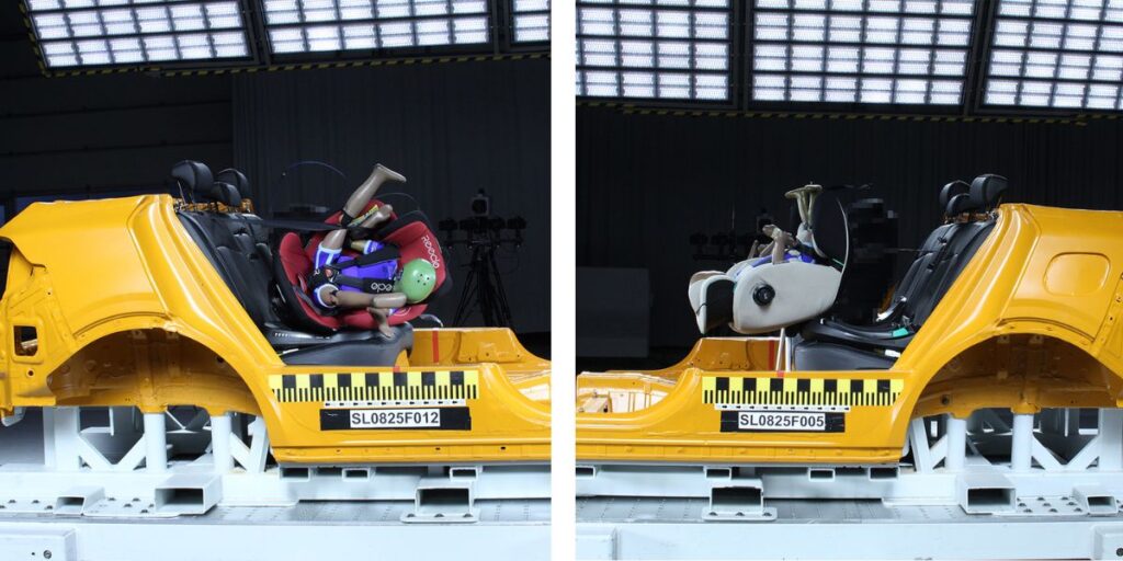 Reecle 360_300dpi og Chipolino Olympus_300dpi, crash test, autostol, bilsete