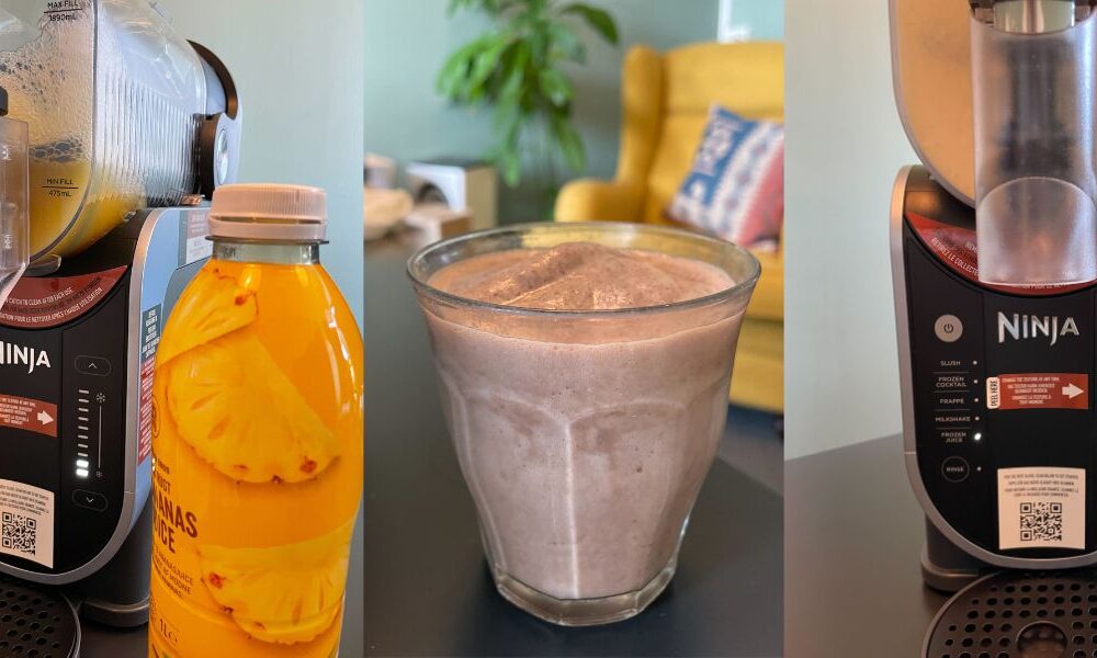 Ninja Slushi Test, juice, milkshake