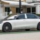 Mercedes-benz, Maybach, black, white, sort, hvid, svart, hvit, bil, car