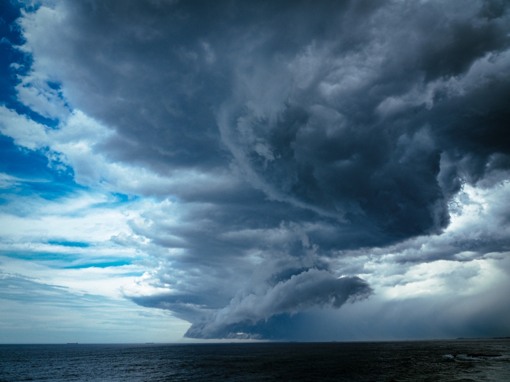 Storm, cloud, ocean, sea, hav, sø, sjø, skyer