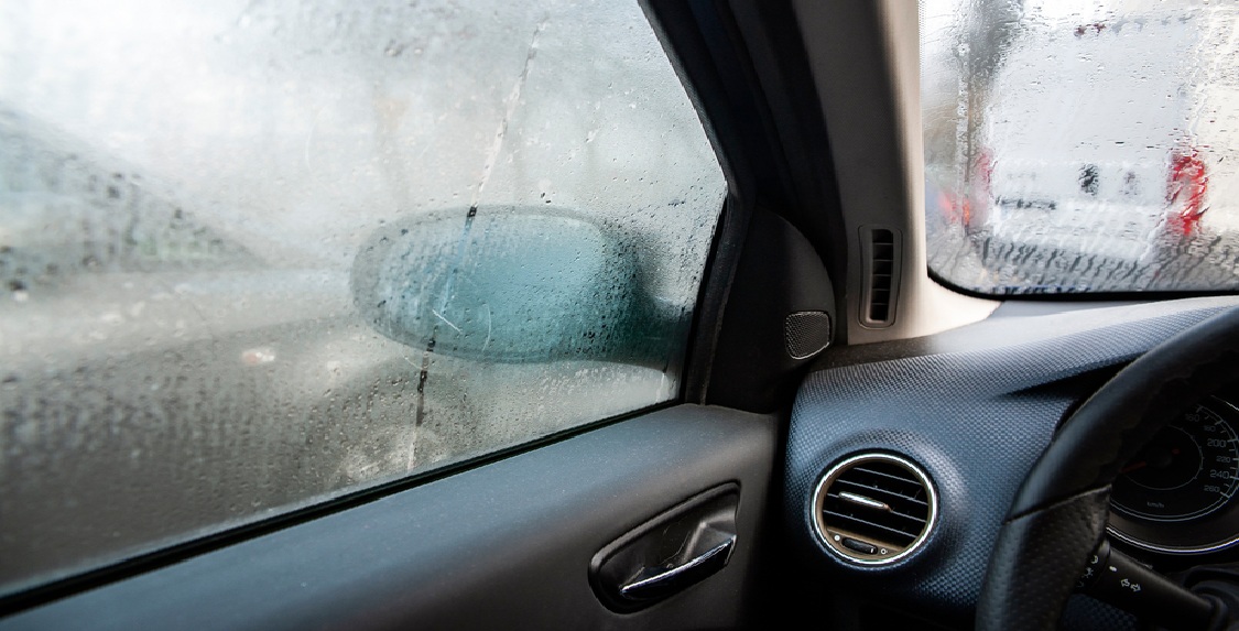 fogged windows