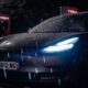 rain tesla car
