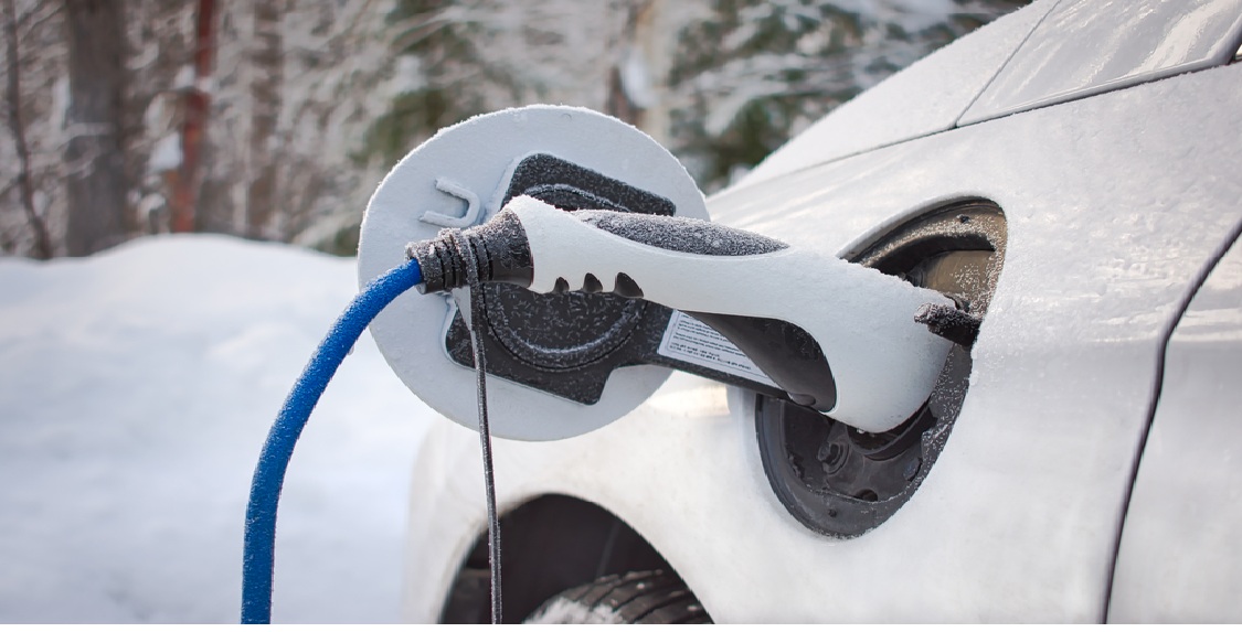 car charging snow