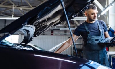 mechanic car stopped