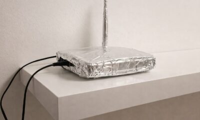 wifi router aluminium