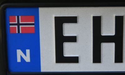 License plate Norway