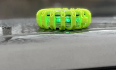 grønt blink på bil