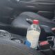 vinegar in car