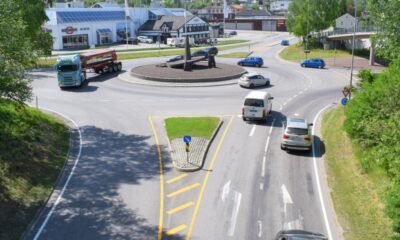 Roundabout, rundkørsel, rundkjøring