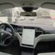 Self driving Tesla