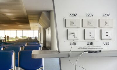 USB charging airport