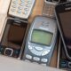 Old phones in drawer