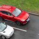 Overtaking car