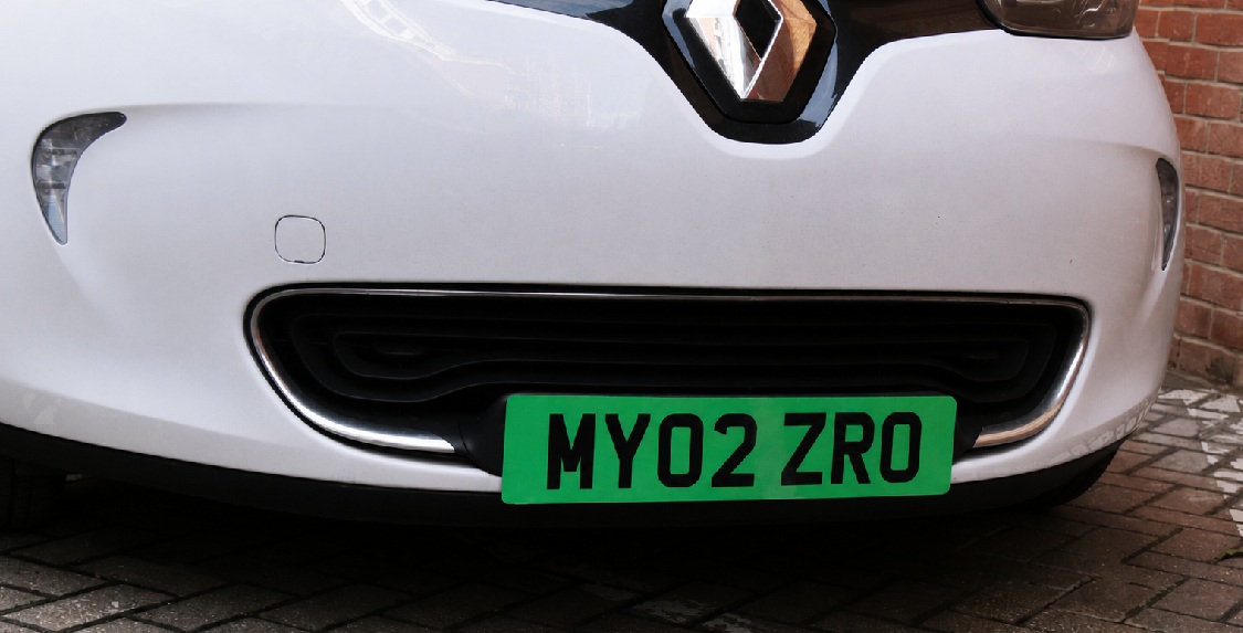 green license plate