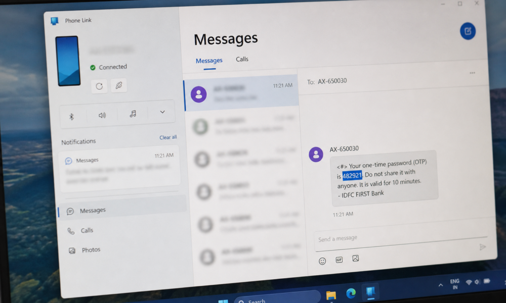 Eksperter advarer: Microsoft Phone Link brukes til å stjele SMS og engangskoder