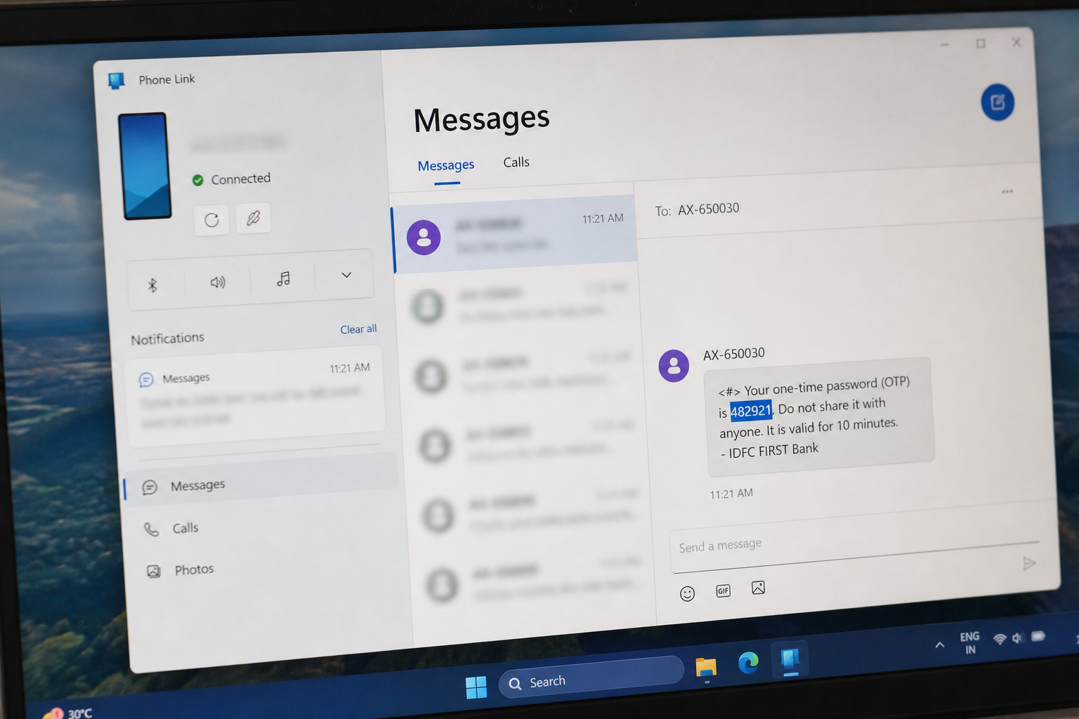 Eksperter advarer: Microsoft Phone Link brukes til å stjele SMS og engangskoder