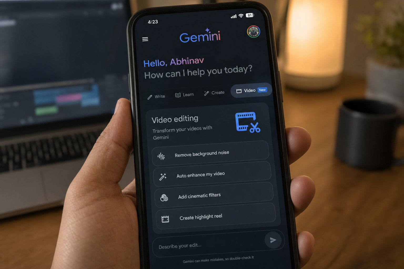 Google klar med Gemini Omni: Skal lage og redigere video direkte i samtalen