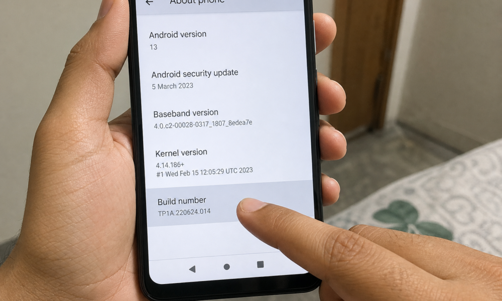 Tapp sju ganger og lås opp Android-menyen Google har gjemt