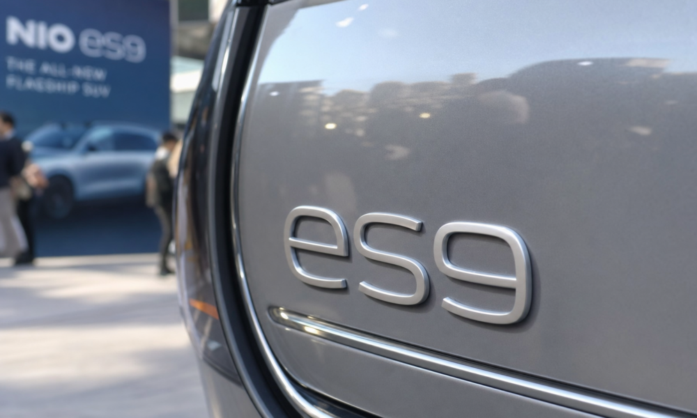 Nio lanserer flaggskip-SUV ES9 til pris under forventning, aksjen tok av