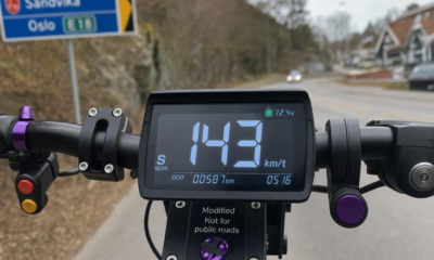 13-åring suste forbi politiet på Grorud: Sparkesykkelen klokket inn på 143 km/t