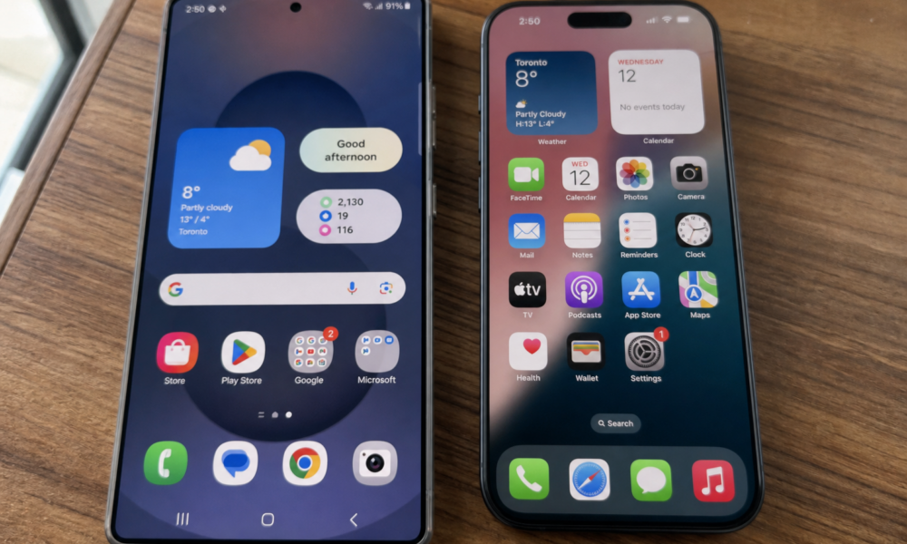 Galaxy S26 Ultra mot iPhone 17 Pro Max: Slik velger du riktig flaggskip i 2026