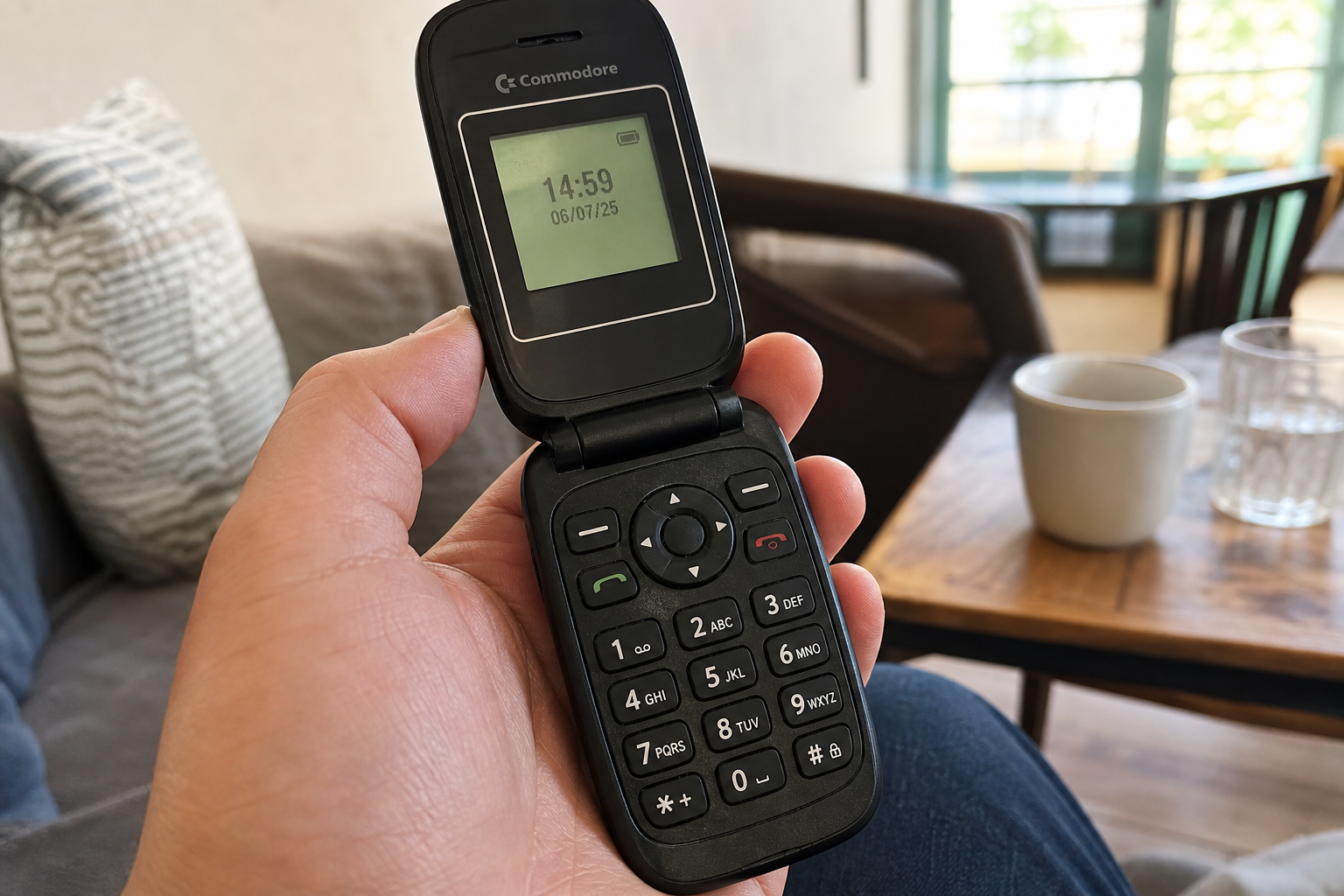 Commodore er tilbake: Ny flip-telefon med europeisk OS kjører 99 prosent av Android-apper for 499 euro