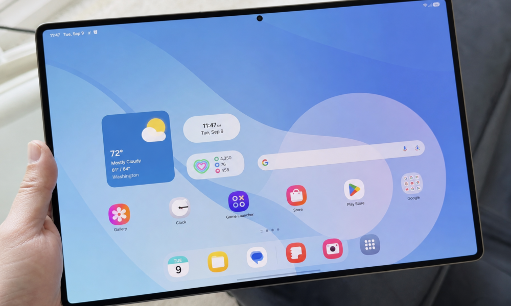 Samsung-nettbrettets største svakhet forsvinner endelig: Tynt hull i skjermen erstatter tykke rammer