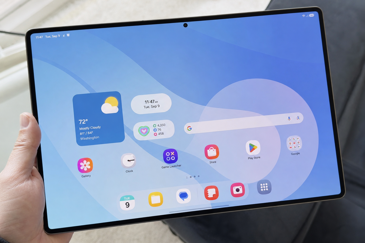 Samsung-nettbrettets største svakhet forsvinner endelig: Tynt hull i skjermen erstatter tykke rammer