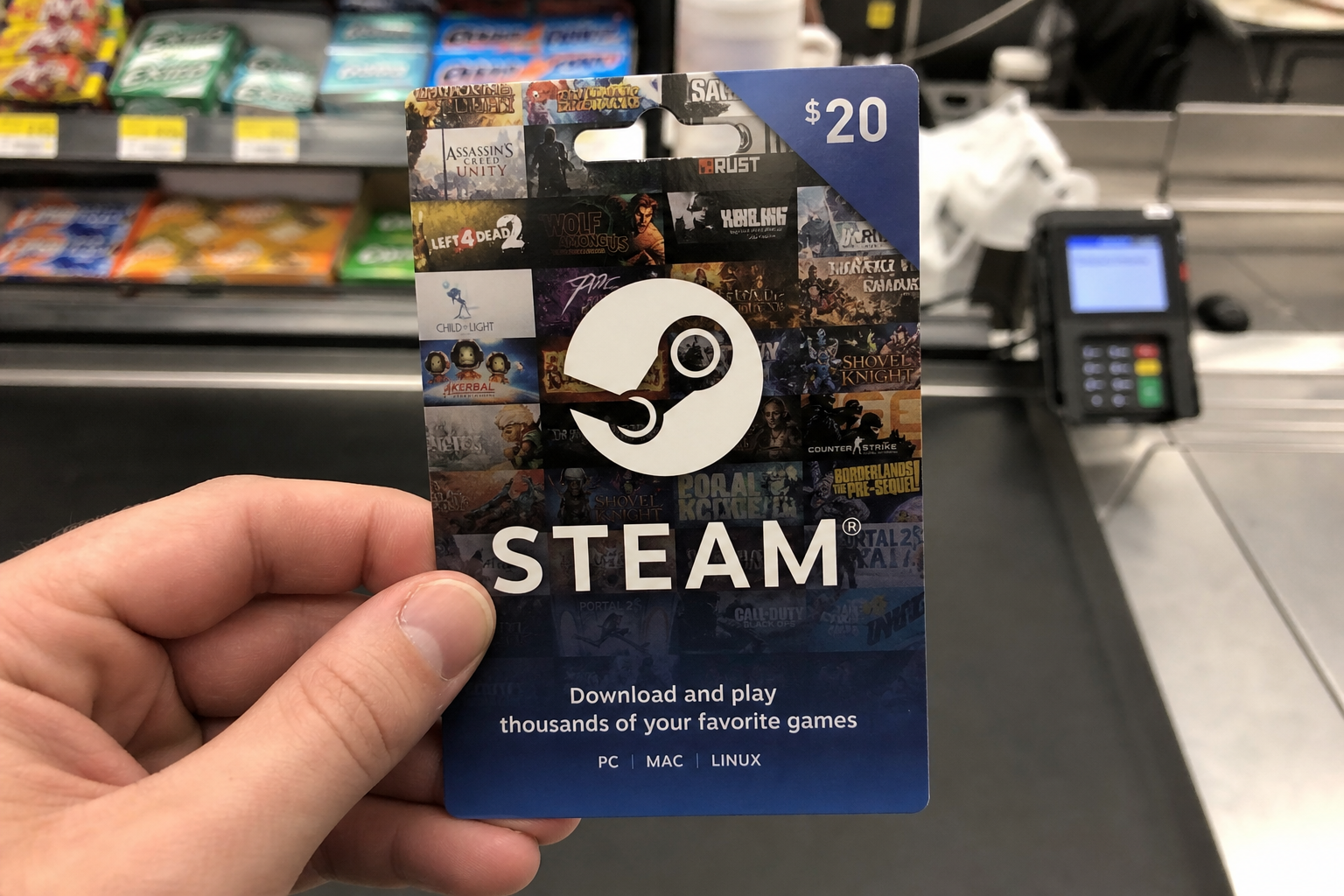 Steam-gavekort forsvinner fra butikkhyllene: Valve gir svindlerne skylden